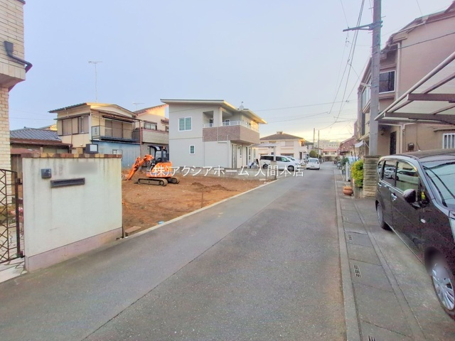 入間市東町5丁目・全1棟　新築一戸建　～収納スペース豊富～の前面道路含む現地写真|現地写真（2025年1月27日撮影）
