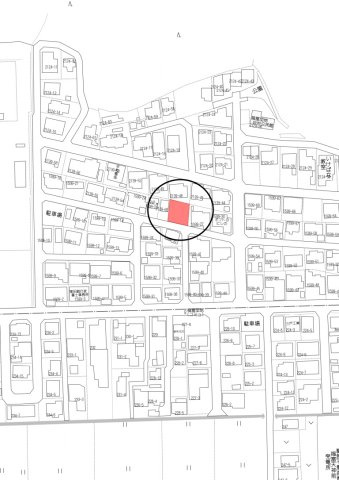 土地　福富の地図