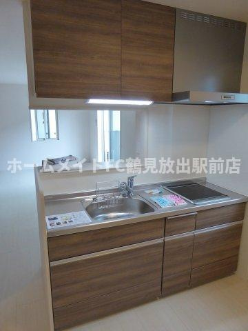 東大阪市楠根１丁目のアパートのキッチン
