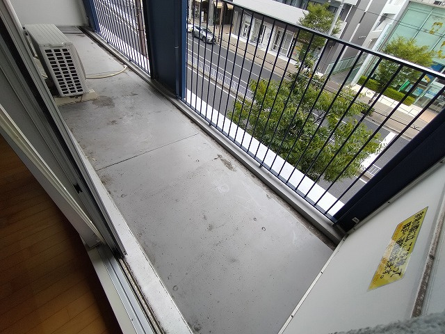 神戸市長田区水笠通３丁目の賃貸マンションのバルコニー