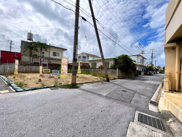 北谷町宮城　売土地　2号地の前面道路含む現地写真|2024/10/5　現地写真