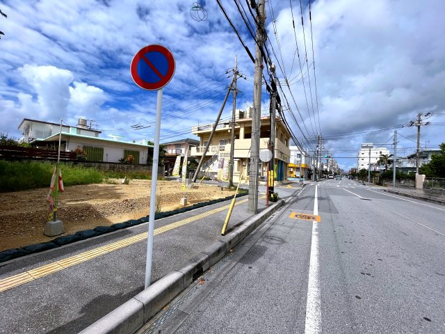 北谷町宮城　売土地　2号地の前面道路含む現地写真|2024/10/5　現地写真