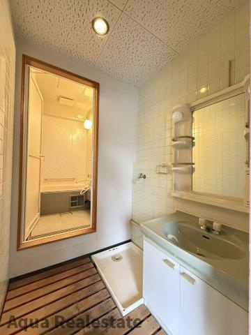 丸亀市本町　塾跡の浴室|２階風呂洗面