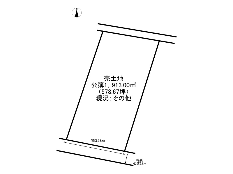 姫路市船津町/売土地の土地図