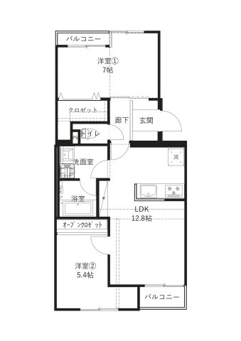 トワイライト泉が丘の間取り