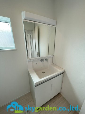 茅ヶ崎市今宿　中古戸建　全4棟4号棟の独立洗面台