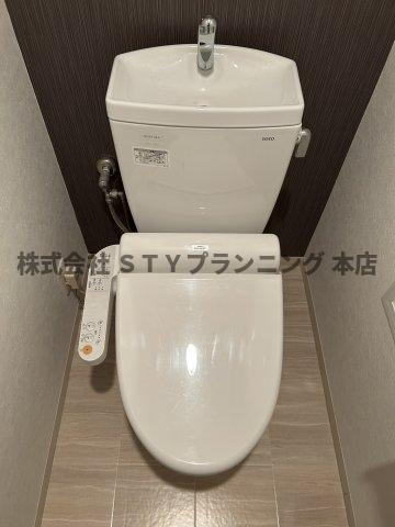 仲介手数料０円！スカイコート松原のトイレ