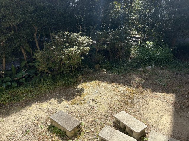大谷町戸建ての庭