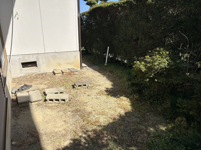 大谷町戸建ての庭