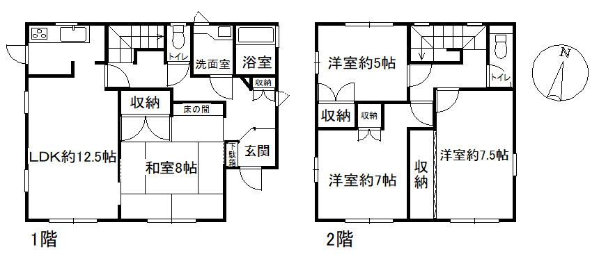 ひのき坂二丁目の間取り