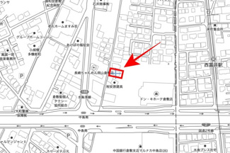 【地図】 | 水島港線とバイパスと西富井駅に近いため、移動のアクセスがしやすい非常に便利な場所です。
