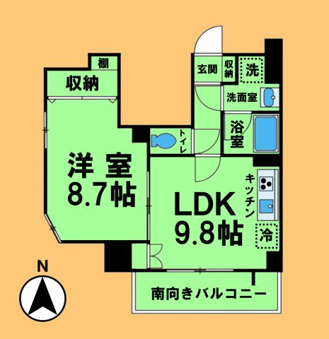Gramercy Shiromi-doriの間取り