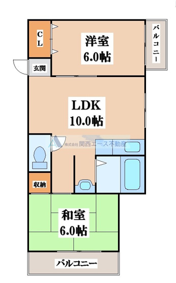 【間取り】 | シャトー西村