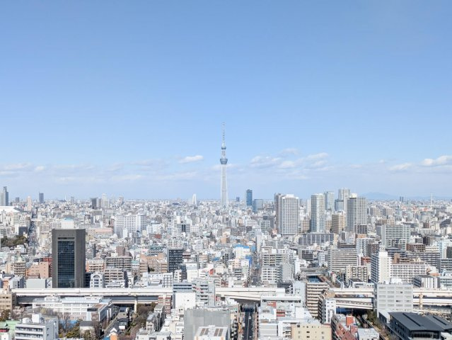 ウエルタワー深川　34階の展望