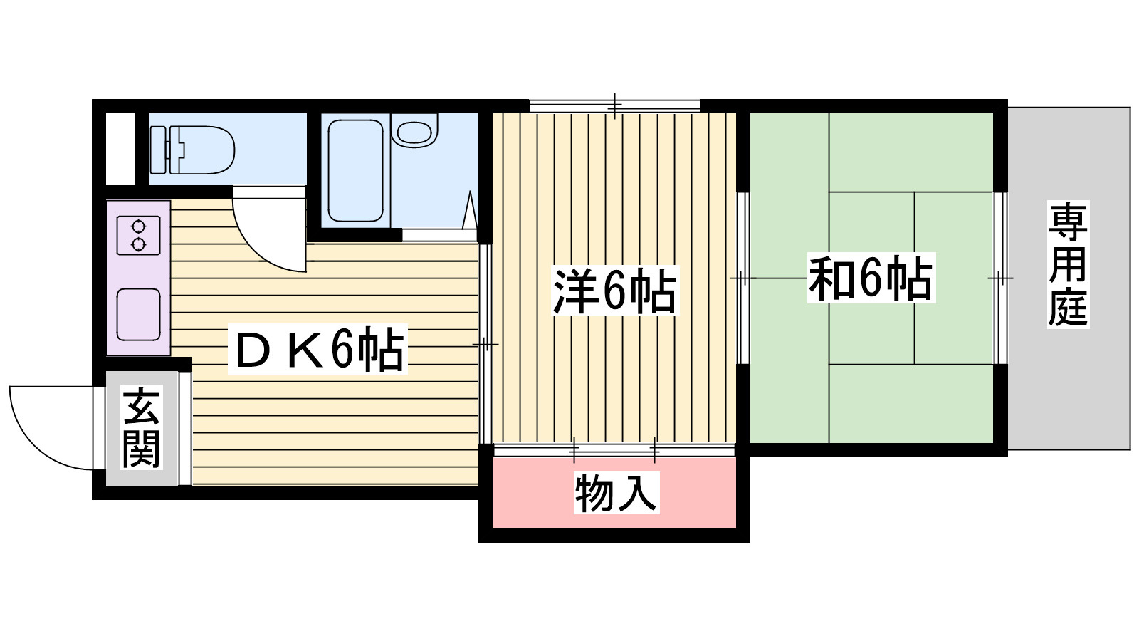 明石ロイヤルマンションの間取り