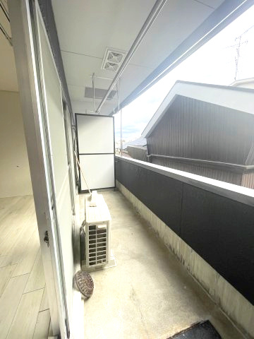 梶町マンションのバルコニー