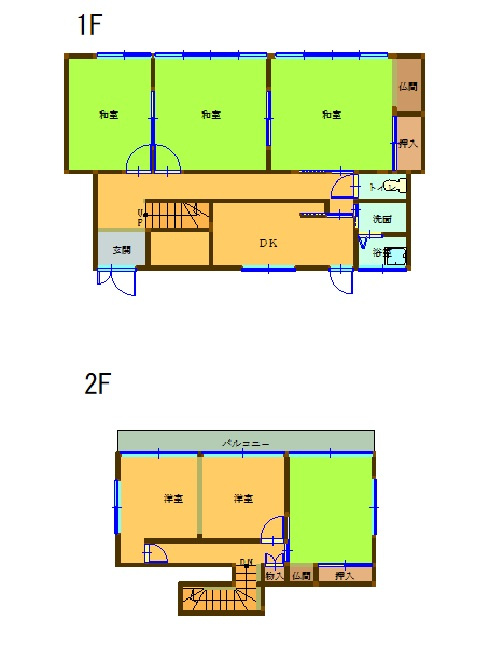 小山市神鳥谷1丁目　中古戸建の区画図