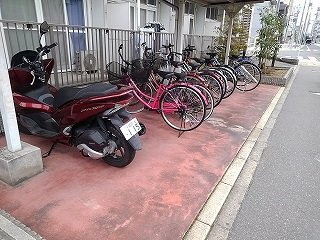 レオパレスレヴェルベールⅠのその他共用部分|駐輪場