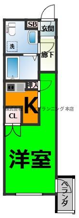 仲介手数料０円！Branche千種公園の間取り
