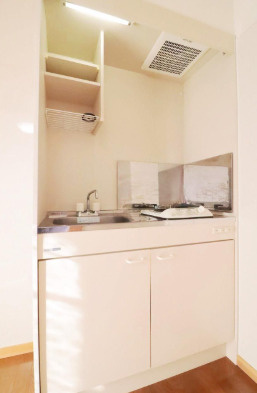 LE CIELのキッチン|コンパクトなキッチンです
※現況優先