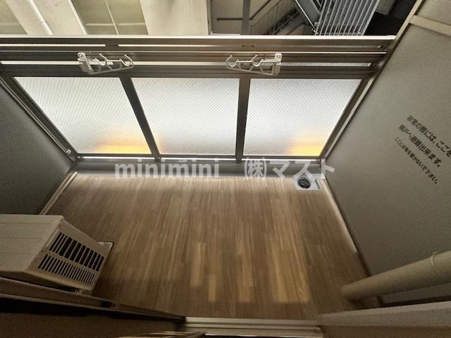 エスリードレジデンス大阪谷町ザ・マークスのバルコニー