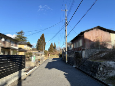 【前面道路含む現地写真】 | 大津市比叡平3丁目34　売土地