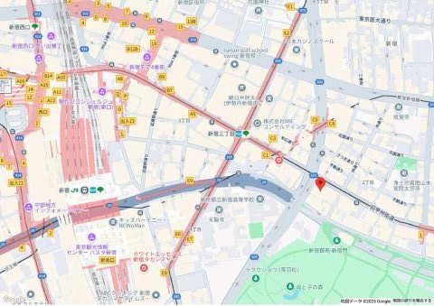 アーバンセンター新宿の地図