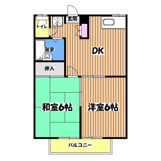 【間取り】 | ハタノコーポ中野上町