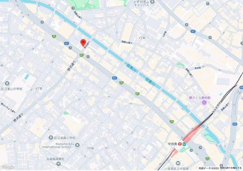 いちご中目黒ビルの地図