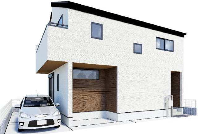 【仲介手数料無料】狭山市南入曽全１棟　狭山市の新築住宅なら西武ハウジングの外観パース