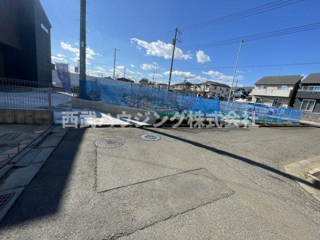 所沢市向陽町Ａ号棟　所沢市の新築住宅なら西武ハウジングの前面道路含む現地写真