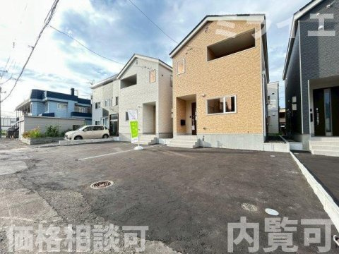 【新築戸建】札幌市手稲区曙三条3丁目3棟の駐車場|駐車2～3台可