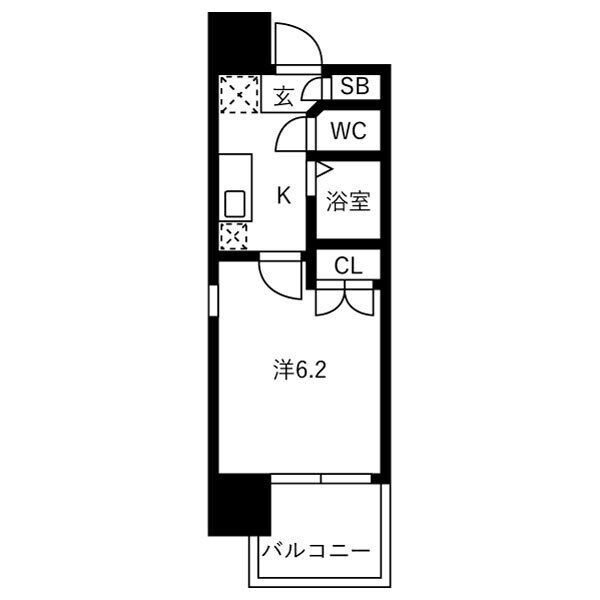 パルティール城西の間取り