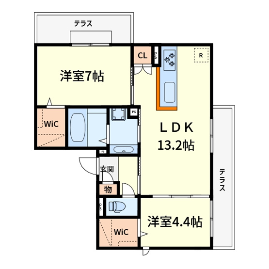 【間取り】 | D-roomサニーガーデンA棟