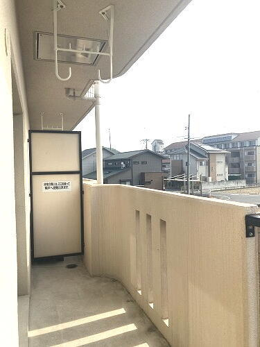 ブライトコートⅠのバルコニー