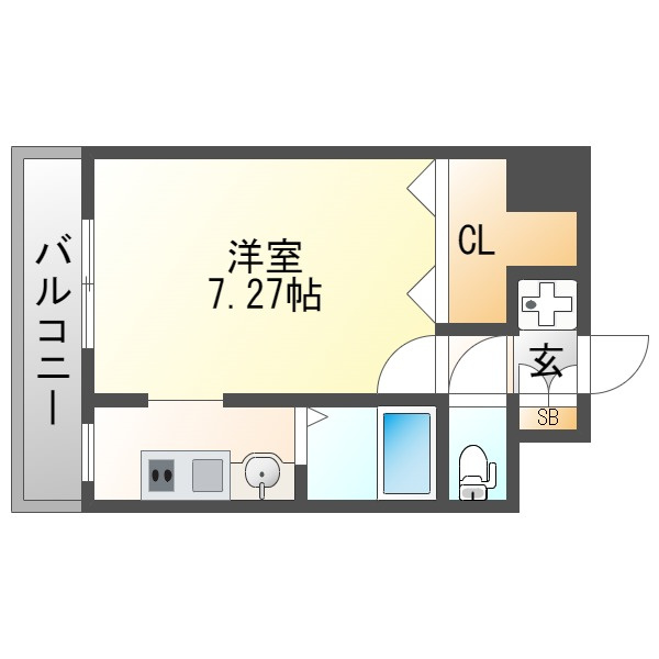 ラフォンテ十三の間取り