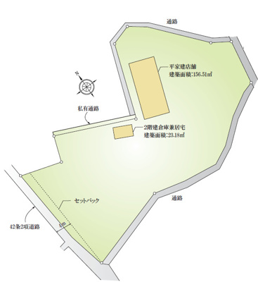 【区画図】 | 千葉県市原市山木売地（古家付）