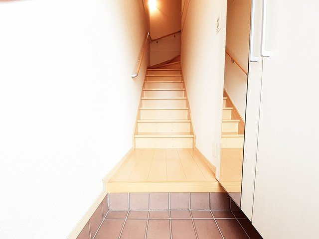 ビッグ　シャトーＡの玄関