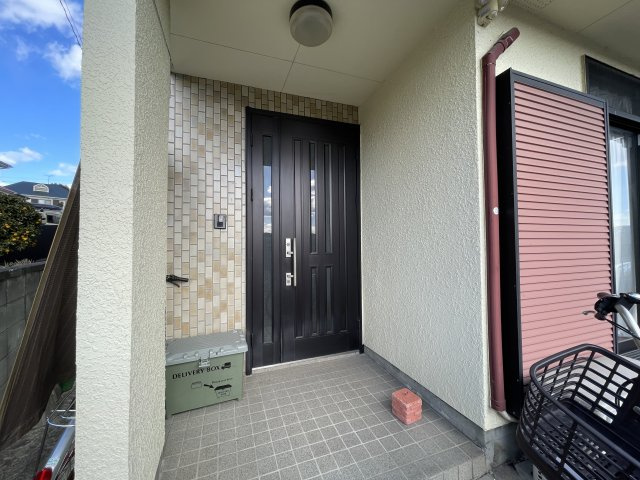 高崎市新後閑町中古住宅の玄関