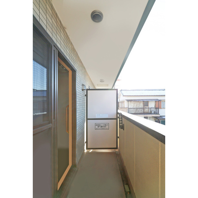 ユートピア三田　のバルコニー