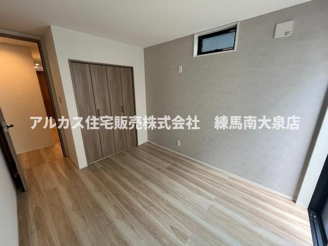 練馬区石神井台8丁目　新築一戸建　西武新宿線　武蔵関の洋室|クローゼット付洋室、4.8帖