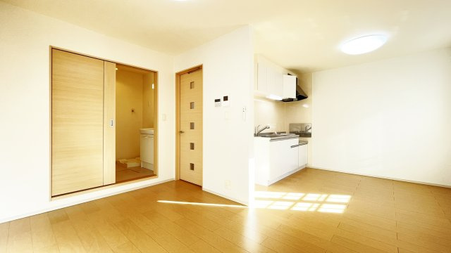 フローレンスＮのキッチン|コンパクトなキッチンで掃除もラクラク