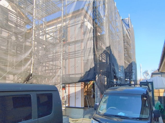 富士見市渡戸３丁目の新築一戸建の外観|ウォークインクローゼット2箇所、パントリー、全居室収納付きなど収納豊富！