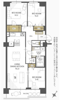 【間取り】 | 京成サンコーポ稲毛1号棟