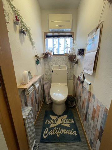 八代郡氷川町宮原　平屋建のトイレ