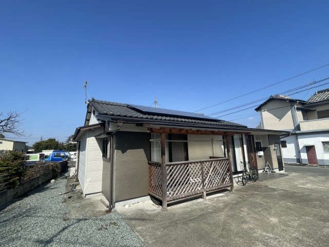 八代郡氷川町宮原　平屋建の前面道路含む現地写真