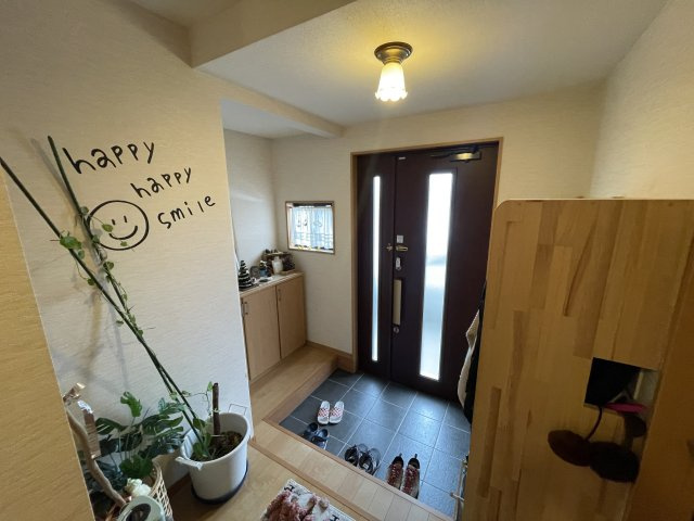 八代郡氷川町宮原　平屋建の玄関