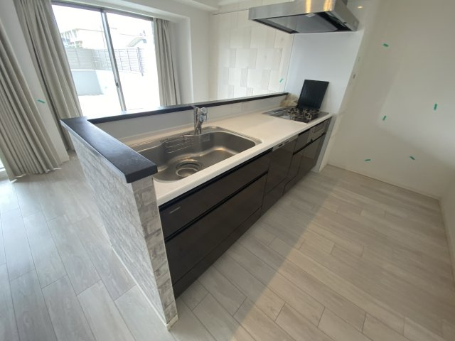 パレ・ロワイヤル田寺東ウエストコートのキッチン