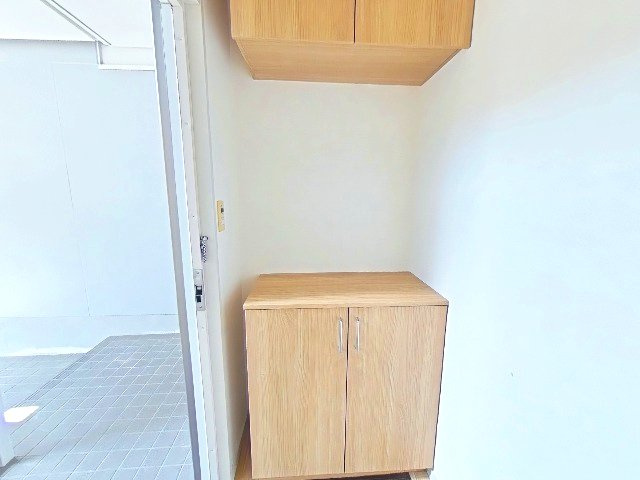 ユーハイツA棟の玄関|きれいな玄関です