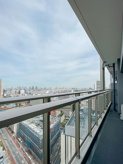 港区港南３丁目の賃貸マンションのその他|バルコニー